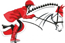 a saddle and harness illustration